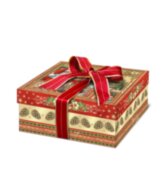 Коробка с крышкой и атласной лентой "Сказка"  KF-83.2 