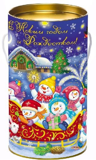 Семейка снеговичков 120*220 