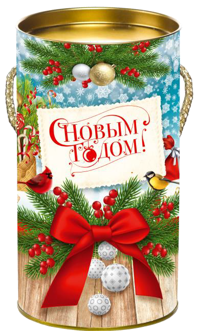 Открытка С Новым годом! 120х220      