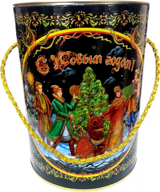 Новогодние гуляния. Палех 120*220 