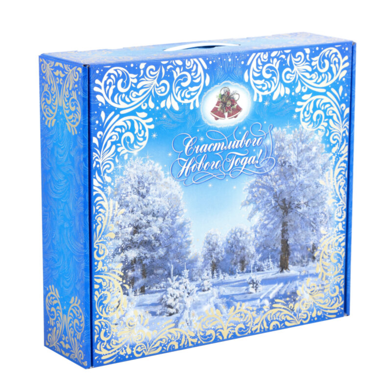 Большой чемодан с пластиковой ручкой Голубой 