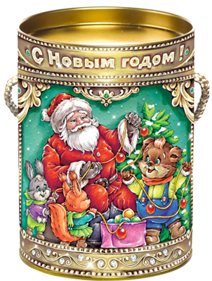 Новогодняя шкатулка 120х220 