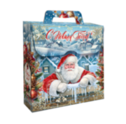 Портфель Дед Мороз в городе