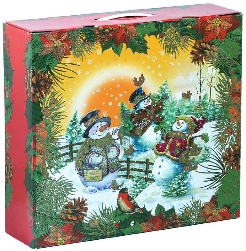 Большой чемодан с пластиковой ручкой Красный  